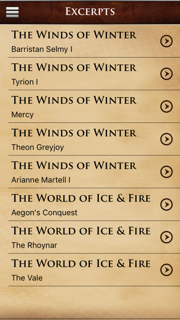 Game of Thrones Get access to all available “Winds of Winter” chapters